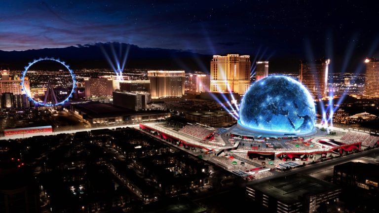 Sphere during race rendering