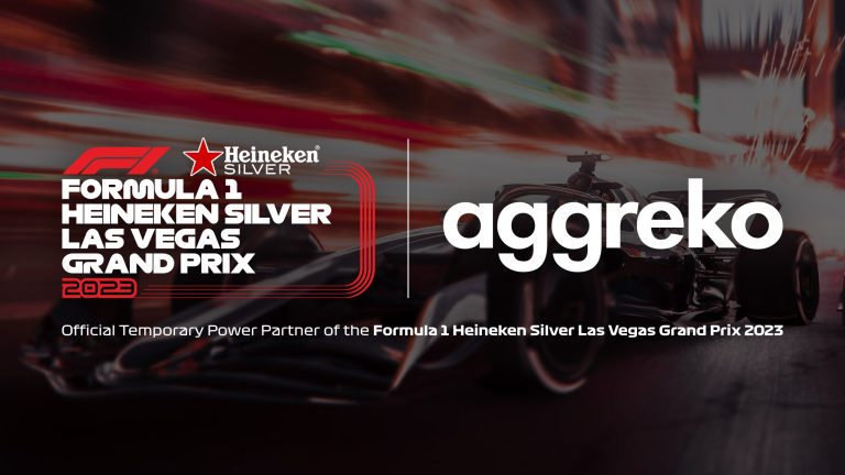 Formula 1 Heineken Silver Las Vegas Grand Prix 2023 Aggreko - Official temporary power partner of the Formula 1 Heineken Silver Las Vegas Grand Prix 2023