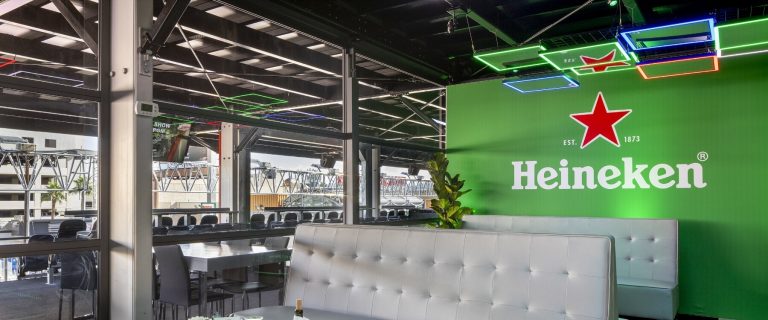 Lounge area sponsored by Heineken