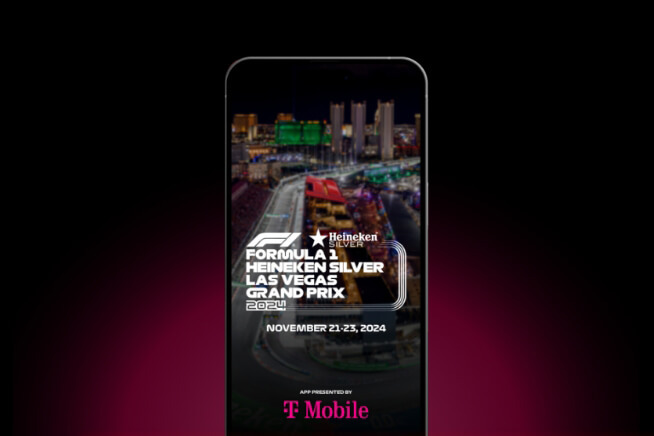 F1 Heineken Silver Las Vegas Grand Prix Mobile App
