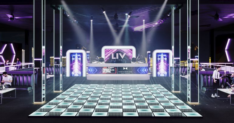 LIV Paddock Rooftop Club for Las Vegas Grand Prix Rendering