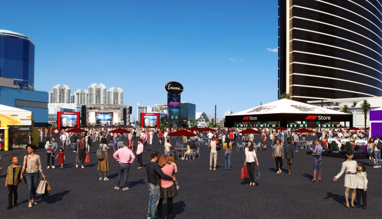 Crowd at the F1® Las Vegas Fan Experience